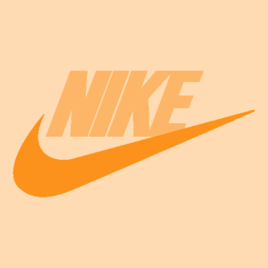 Nike Aesthetic Logo Orange Vector