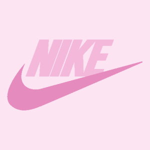 Nike Aesthetic Logo Pink Vector