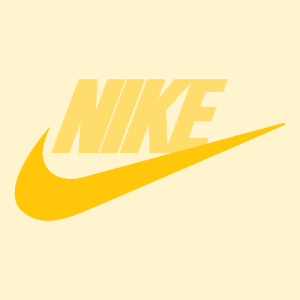 Nike Aesthetic Logo Yellow Vector