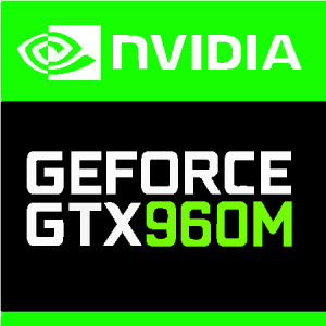Nvidia GeForce GTX 960M Sticker Logo Vector