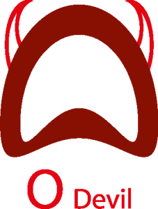 O Devil Logo Vector