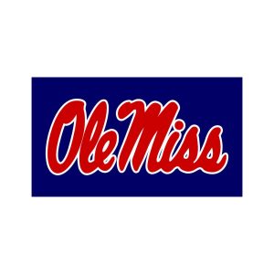 Ole Miss Script Logo Vector