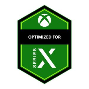 Optimized for Xbox Series X Logo Vector