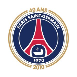 Paris Saint Germain 40 Ans Logo Vector