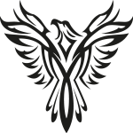 Phoenix Bird Logo Vector