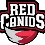 Red Canids Logo Vector