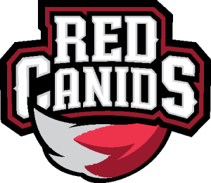 Red Canids Logo Vector