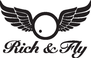 Rich & Fly Logo Vector