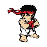 Ryu Street Fighter Logo Vector