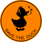 Save The Duck Logo Vector