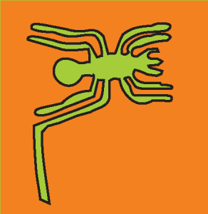 Spider Nazca Logo Vector