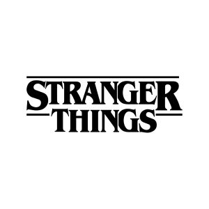 Stranger Things Black Logo Vector