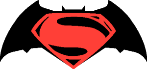 Superman and Batman Dawn of Justice Logo Vector