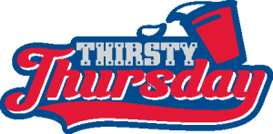 THIRSTY THURSDAY Logo Vector