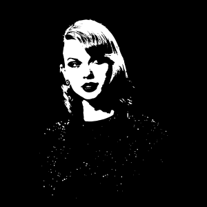 Taylor Swift Silhouette Logo Vector