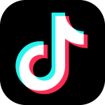 Tik Tok App Icon Logo Vector