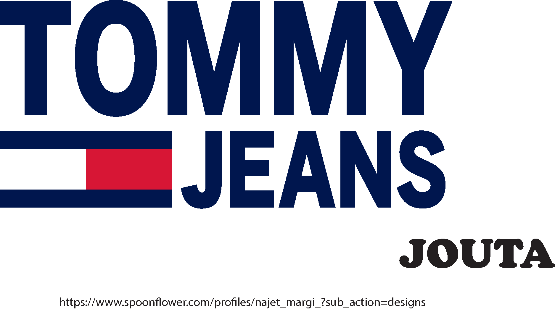 Tommy logo sweatshirt with half zip, navy blue, Tommy Hilfiger | La Redoute