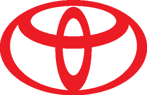 Toyota Red Icon Logo Vector