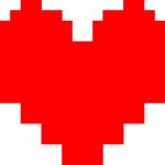 Undertale red soul Logo Vector