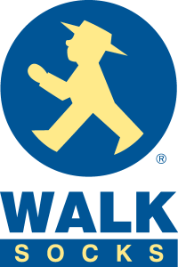 Walk Socks Logo Vector