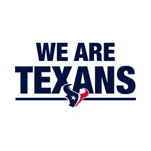 We Are Texans Logo Vector