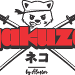 Yakuza Cat Logo Vector