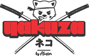 Yakuza Cat Logo Vector