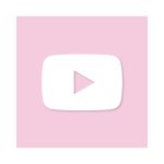 YouTube Aesthetic Icon Pink Vector