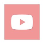 YouTube Aesthetic Icon Red Vector