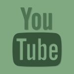 YouTube Aesthetic Logo Green Vector