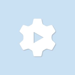 YouTube Studio Aesthetic Icon Blue Vector