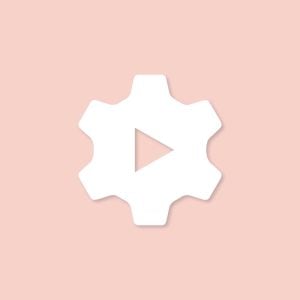 YouTube Studio Aesthetic Icon Orange Vector