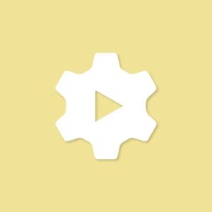 YouTube Studio Aesthetic Icon Yellow Vector