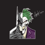 batman & joker Logo Vector