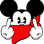 mickey mouse fuck Logo Vector