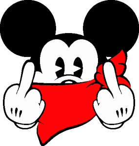 mickey mouse fuck Logo Vector