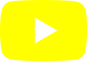 Youtube yellow icon Vector