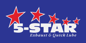 5 Star Exhaust & Quick Lube Logo Vector