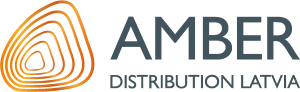 Amber Distribution Latvia Logo Vector