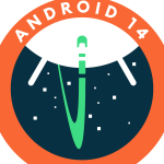 Android 14 Developer Logo Vector