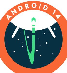 Android 14 Developer Logo Vector