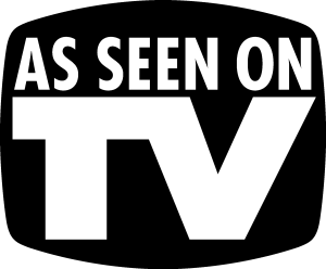 As Seen On Tv Black Logo Vector