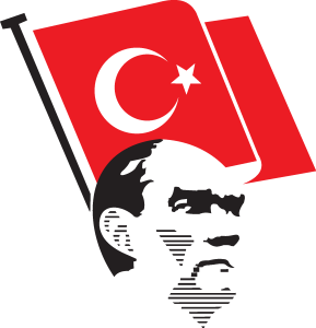 Atatürk Bayrak Logo Vector
