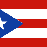 Bandera Puerto Rico Logo Vector