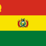 Bandera de Bolivia Comunista Logo Vector