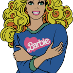 Barbie 1980s Logo Vector