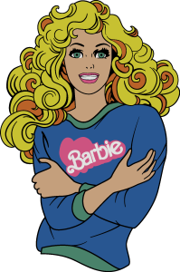 Barbie 1980s Logo Vector