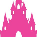 Barbie Castle Logo Vector