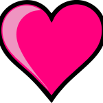 Barbie Heart Logo Vector