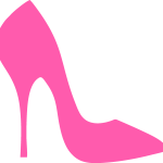 Barbie Shoes Logo Vector